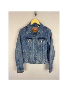 Levis Womens Original Trucker Denim Jacket Medium Wash Blue 29945-0020 Large